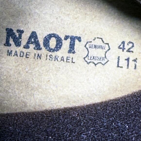 Naot Wander Womens Size 11 Ankle Boots Taupe Gray Suede Double Zip - Picture 7 of 9